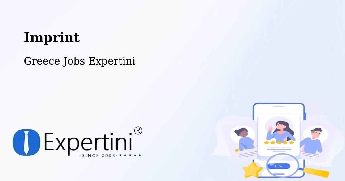 Imprint – Évosmos - Greece Jobs Expertini