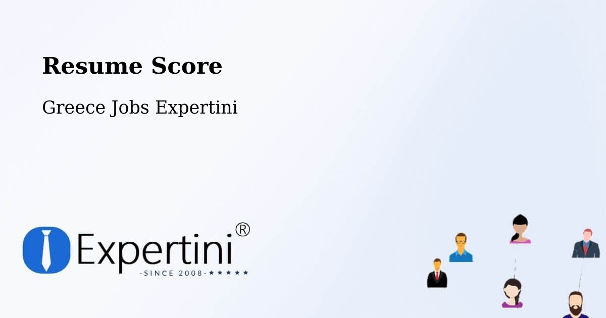 Resume Score & Job Description Match Tool – Évosmos - Greece Jobs Expertini